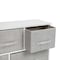 Flash Furniture White/Gray 5 Drawer Storage Chest Organizer WX-5L206-X-WH-GR-GG - alternate 3